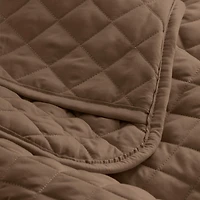 Bare Home Ultra-soft Diamond Stitched Coverlet Set