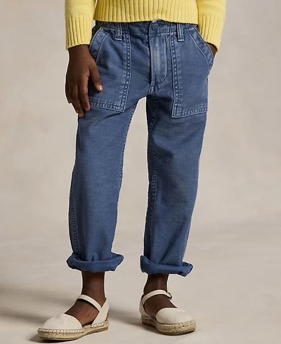Polo Ralph Lauren Toddler and Little Girls Reverse-Sateen Pants