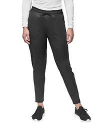 Medichic Women's Scrubs Mid Rise Slim 5 Pocket Active Yoga Scrub Pants, Wine Xx Small