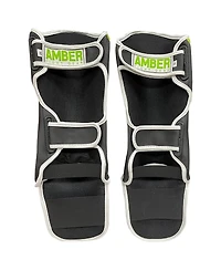 Pro Style Competition Muay Thai Shin Guards with Instep Protection for Kickboxing, Mma, and Combat Sports, Lightweight, Durable, and Adjustable