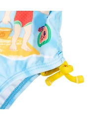 CoComelon Toddler Girls Tomtom Yoyo Jj One Piece Bathing Suit
