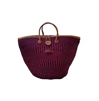 Resilient Handmade Sisal African Basket Tote Bag