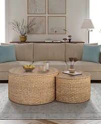 Gallerie Decor Saxony Nesting Coffee Table With Storage