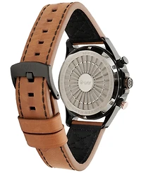 Avi-8 Men's Hawker Harrier Matador Chronograph Brown Leather Strap Watch, 44mm