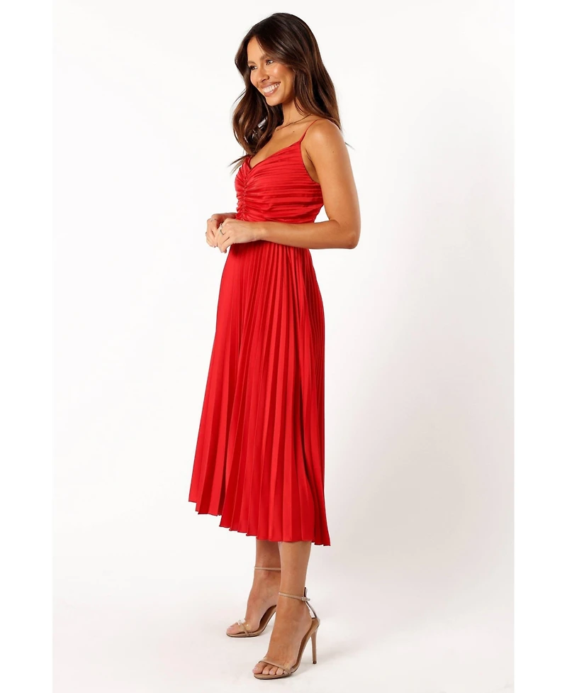 Petal and Pup Women's Naira Pleated Midi Dress