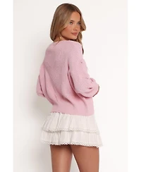 Petal and Pup Women's Mora Open Stitch Knit Sweater