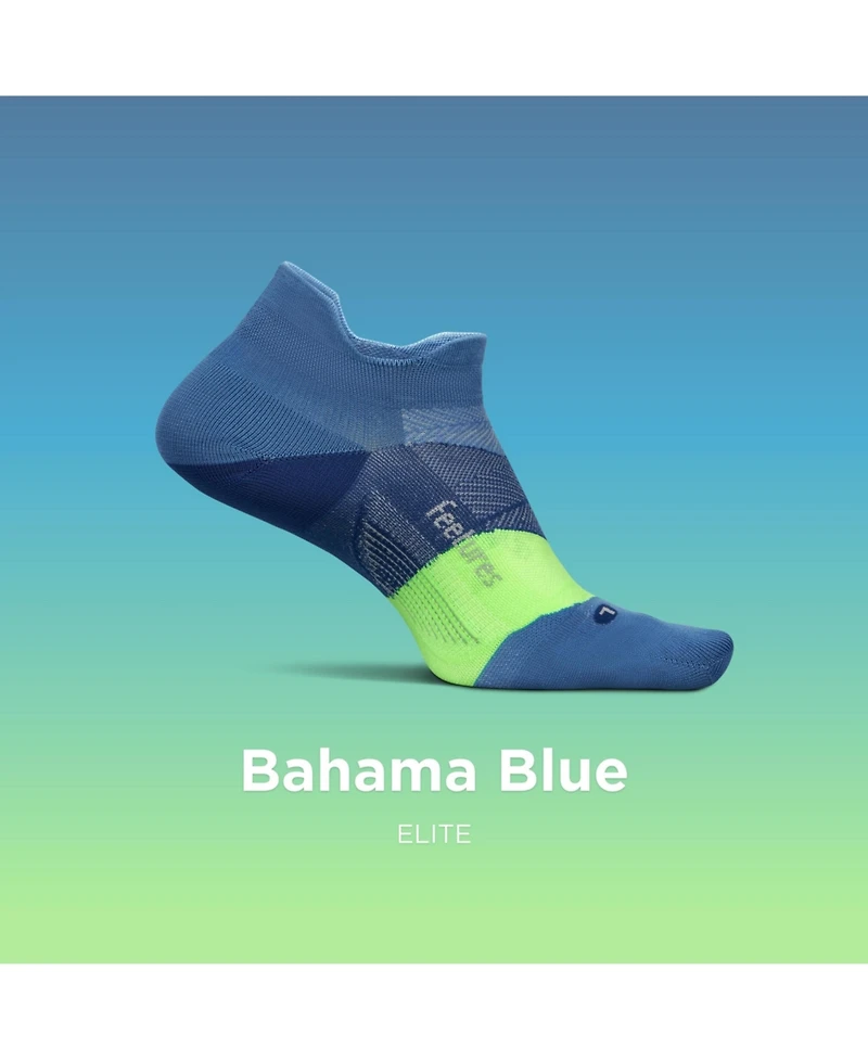 Feetures Men's Elite Ultra Light Cushion Ankle Socks - Sport Sock with Targeted Compression