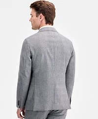 Ted by Baker Men's Modern-Fit Black & White Wool-Blend Double-Breasted Suit Separate Jacket