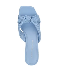 Tommy Hilfiger Women's Philie Knotted Crisscross Block Heel Sandals