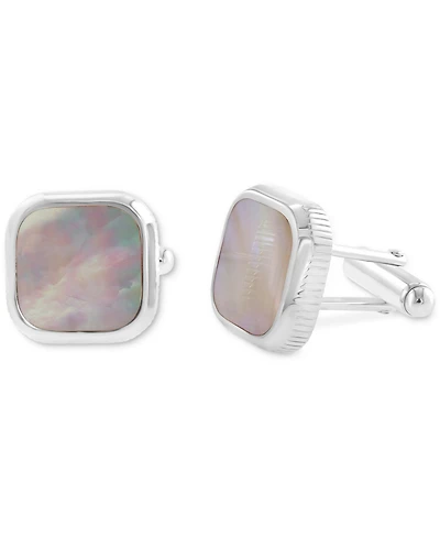 Effy Men's Mother of Pearl Square Cufflinks in Sterling Silver
