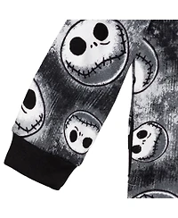 Nightmare Before Christmas Disney Jack Skellington Fleece Zip Up Hoodie Toddler |Child Boys