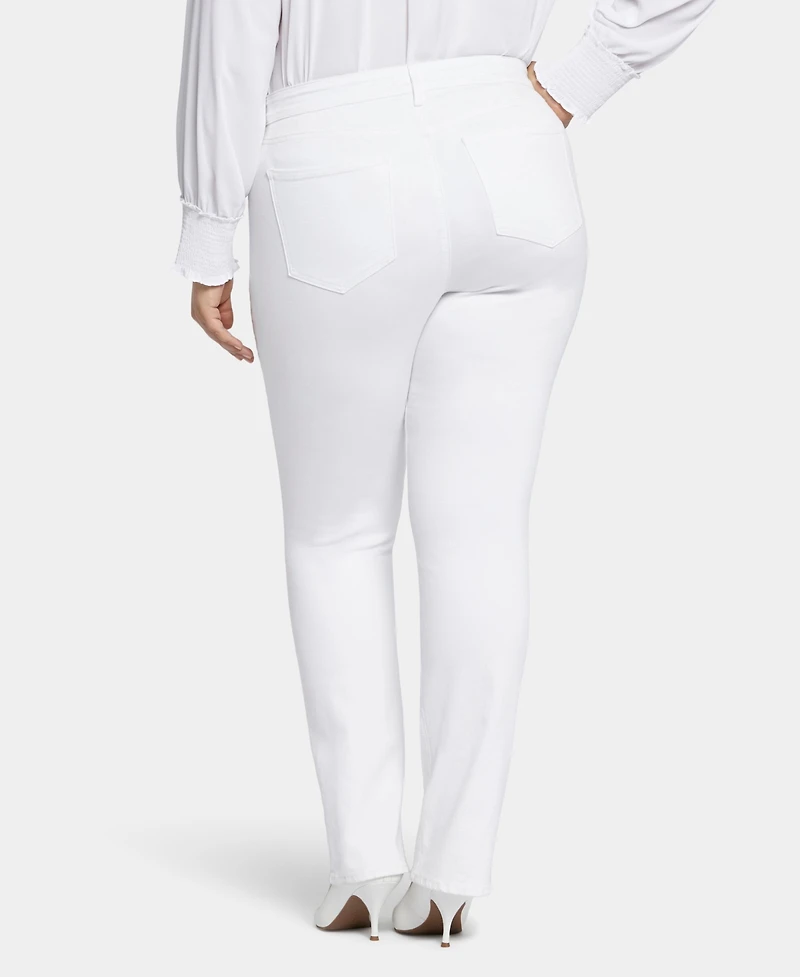 Nydj Plus Marilyn Straight Jeans
