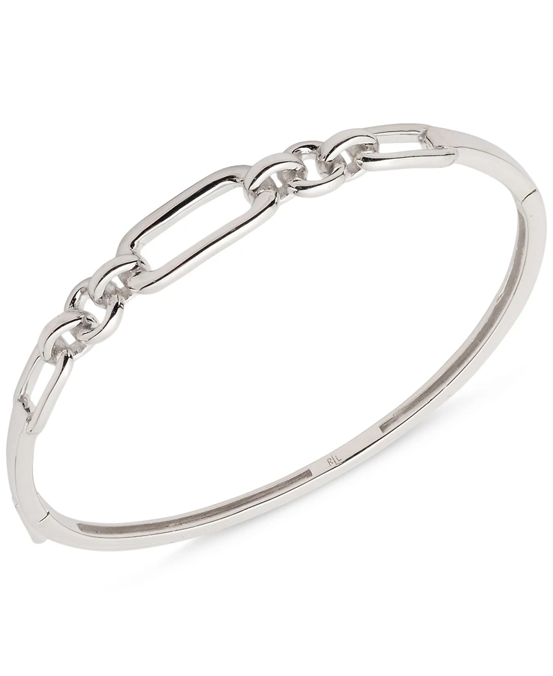 Lauren Ralph Lauren Sterling Silver Link Bangle Bracelet