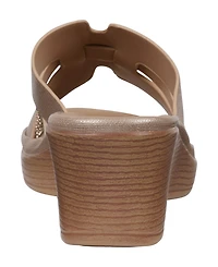 Gc Shoes Women's Frances Embellished Wedge Sandals