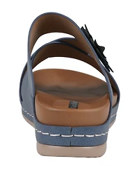 Gc Shoes Women's Nessie Flower Wedge Sandals