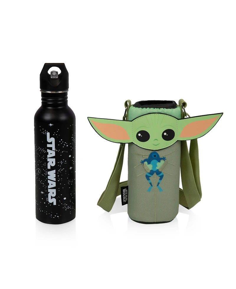 Oniva Star Wars Mandalorian Grogu Bottle Cooler Tote Set, 24 oz.