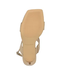 Calvin Klein Women's Amour Double Band Slingback Stiletto Sandals