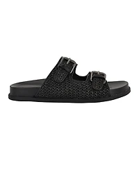 Calvin Klein Women's Vibe Double Band Slip-On Flat Sandals