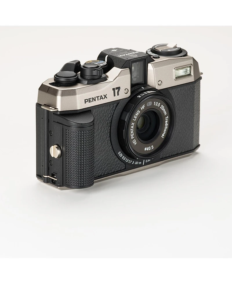 Pentax 17 Film Camera, Dark Silver