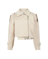 Pcfg Women's Free Heaven Cropped Trenchcoat