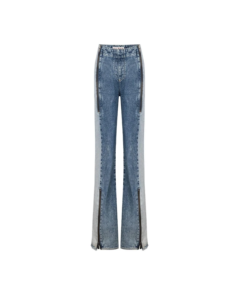 Pcfg Women's Free Heaven Inside Out Blue Jeans
