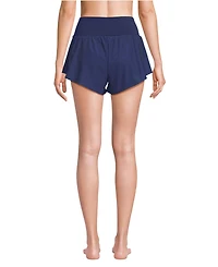 Lands' End Women's 3" Pinchless Flutter Swim Short with Panty