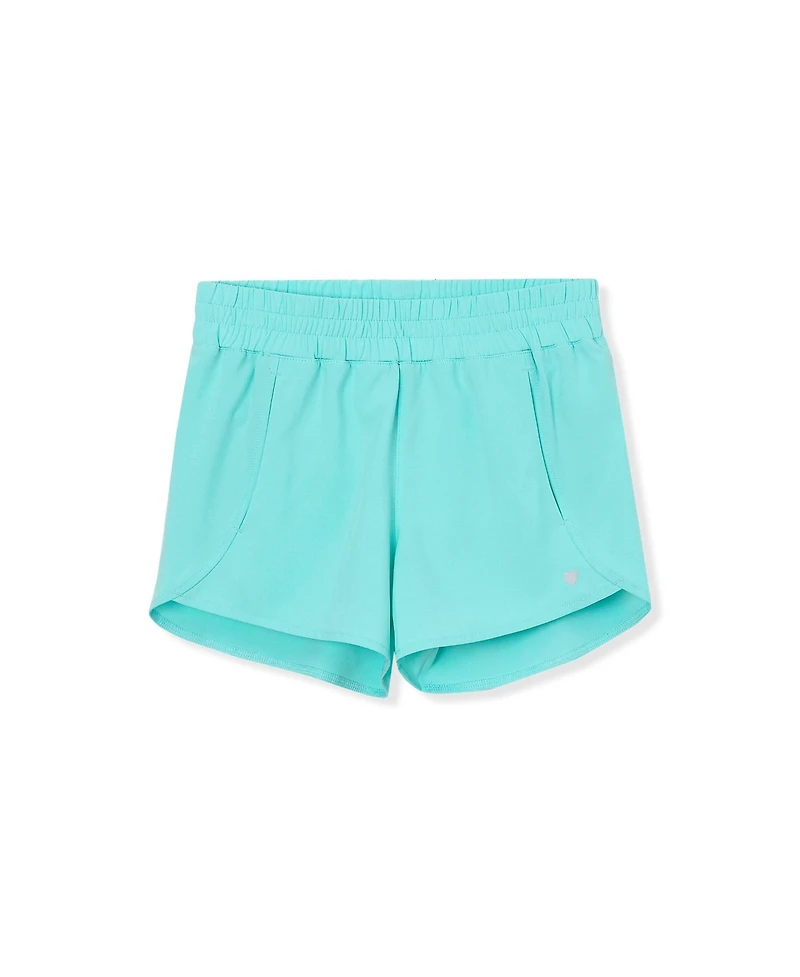 Lands' End Big Girls Plus Stretch Woven Active Shorts