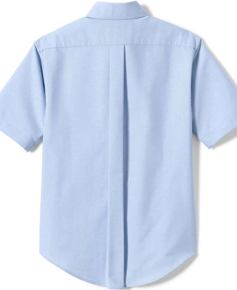 Lands' End Men's Short Sleeve Oxford Dress Shirt