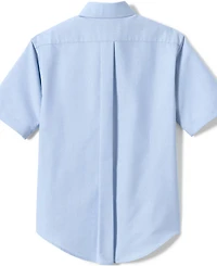 Lands' End Men's Short Sleeve Oxford Dress Shirt