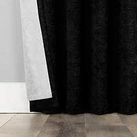 Isidora Velvet Magnetic Closure 100% Blackout Grommet Curtain Panel