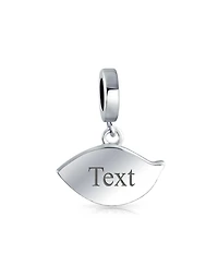 Bling Jewelry Crystal Amulet Protection Blue Evil Eye Dangle Charm Bead Enamel .925 Sterling Silver Fits European Bracelet