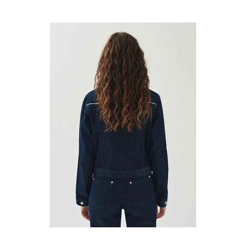 Alohas Women's Sand Indigo Denim Jacket