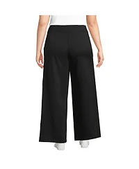Lands' End Women's Active Hi Impact High Rise Wide Leg Pants