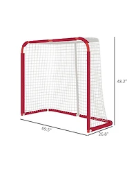 Soozier Soccer Goal, Practice Soccer Goal Net with Steel Frame, Pe Mesh