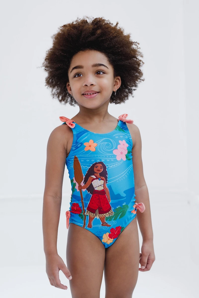 Moana Toddler Girls Disney Upf 50+ One Piece Bathing Suit