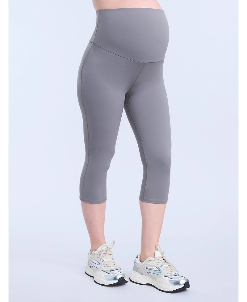 Motherhood Maternity Over the Belly Active Capri Legging