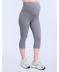 Motherhood Maternity Over the Belly Active Capri Legging