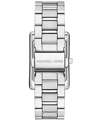 Michael Kors Women's Essex Silver-Tone Stainless Steel Watch, 26x36mm