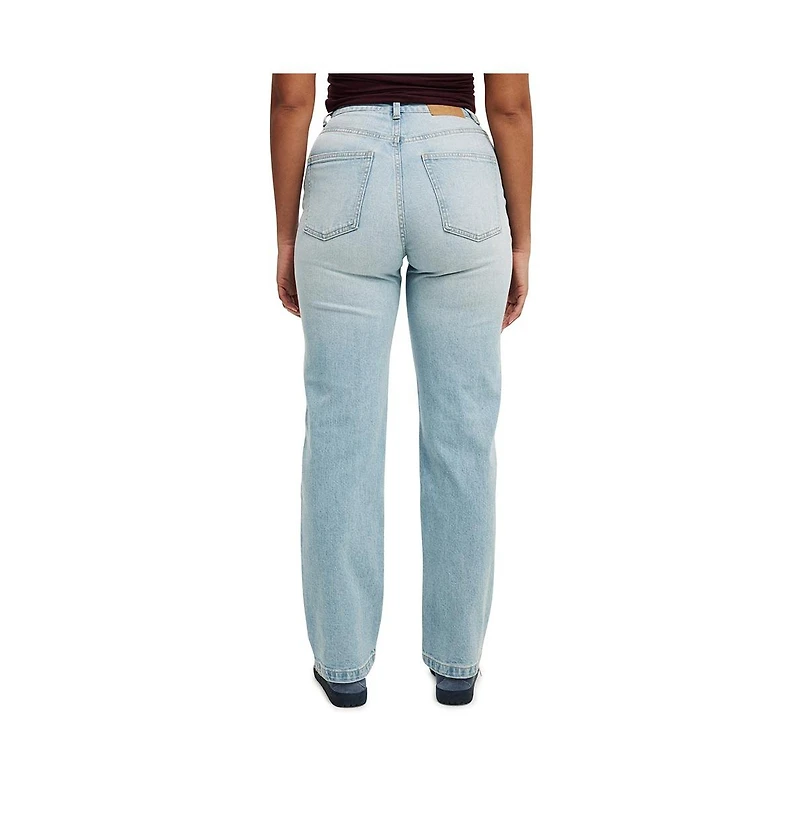 Cotton On Women's Curvy Stretch Straight Jean