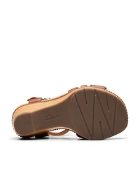 Clarks Collection Women's Seannah Madi Wedge Sandals