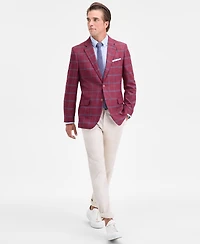 Nautica Men's Modern-Fit Stretch Pattern Sport Coat