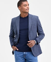 Nautica Men's Modern-Fit Stretch Pattern Sport Coat