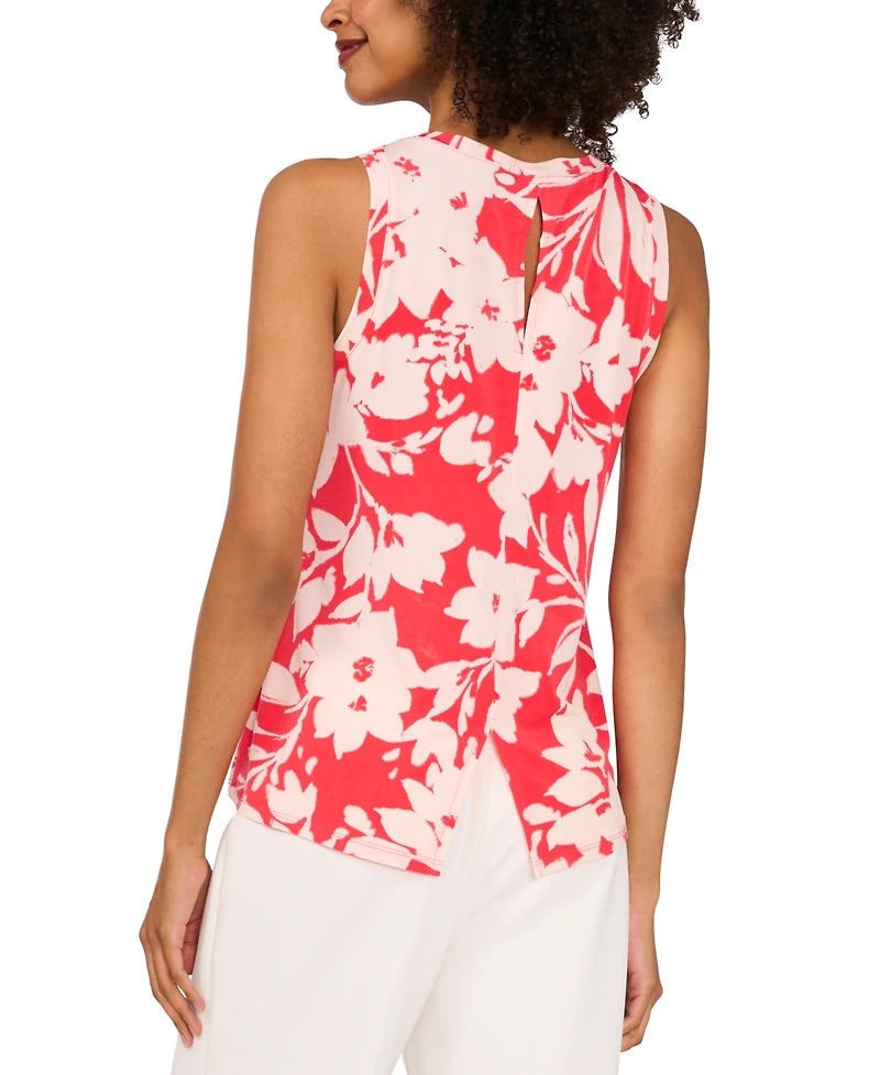 Vince Camuto Women's Floral-Print Sleeveless Top