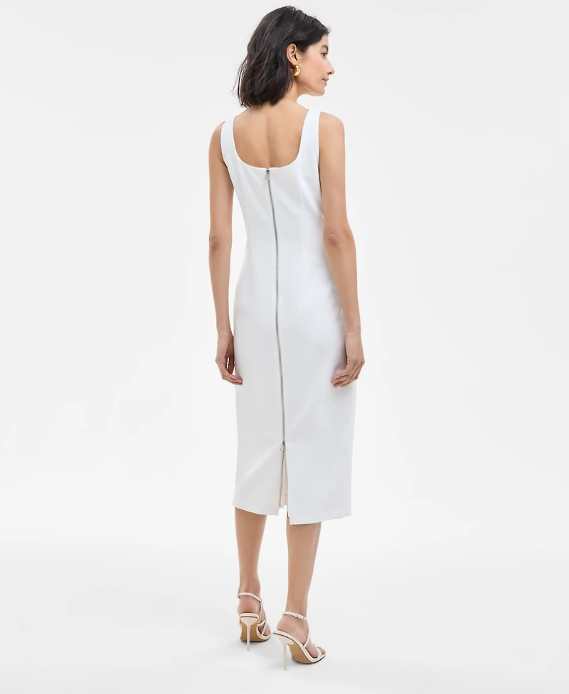 Hugo Women's Sleeveless Cutout Midi Bodycon Dress