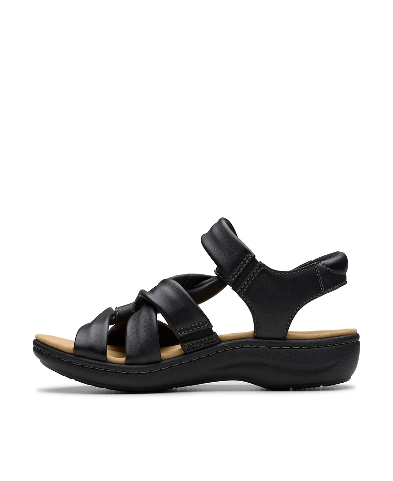 Clarks Collection Women's Laurieann Bell Round Toe Flat Sandals