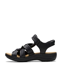 Clarks Collection Women's Laurieann Bell Round Toe Flat Sandals