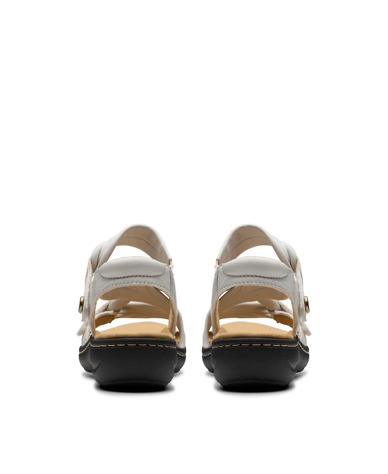 Clarks Collection Women's Laurieann Bell Round Toe Flat Sandals