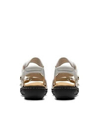 Clarks Collection Women's Laurieann Bell Round Toe Flat Sandals