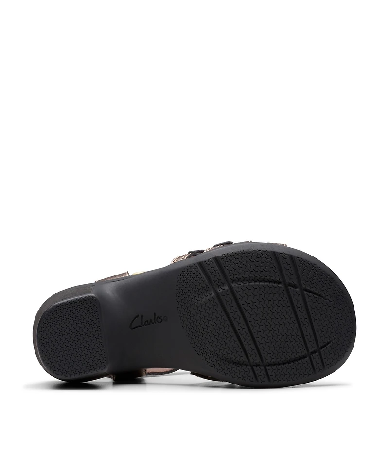 Clarks Collection Women's Emily2 Rose Block Heel Sandals