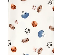 Carter's Baby Boys 3-Pc. Cotton Football Little Character Set